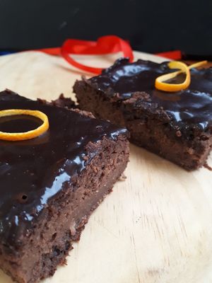 Browni de chocolate sin gluten ni azucar at MacroVital in Alcoi