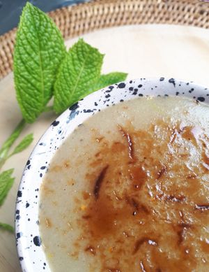 Crema brulee at MacroVital in Alcoi