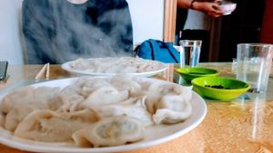 Jiaozi, 14 yuan at Huaiye Sushi - Maybe closed in Harbin