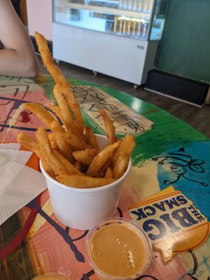 Fries at Shahar Cafe in Louisville