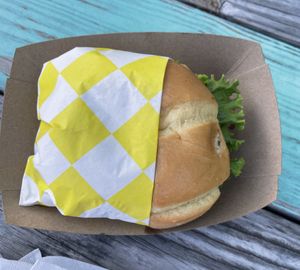Vegan Burger  at Shahar Cafe in Louisville