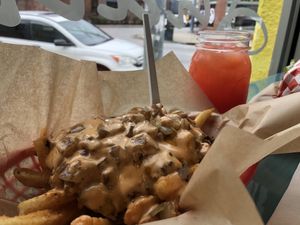 Animal Fries  at Shahar Cafe in Louisville