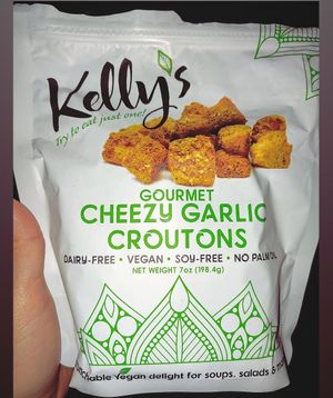 The best croutons! at Veg-In-Out Market in Las Vegas