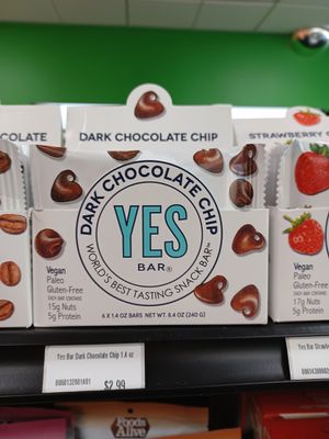 Yes Bars- Dark Chocolate Chip Flavor at Veg-In-Out Market in Las Vegas