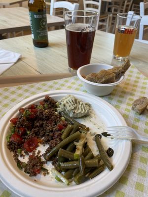 Starter with bucketwheat couscous  at Sani Sapori in Seriate