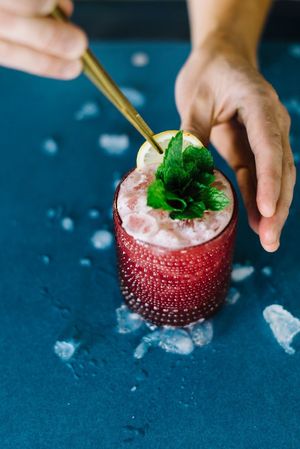 blackberry smash at Somebody People in Denver