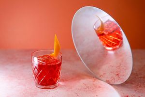 mocha negroni at Somebody People in Denver