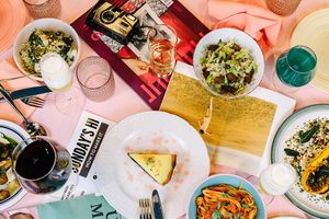 sunday supper: five courses, chef's selection, $30 per person, featured cocktail and discounted carafes of wine at Somebody People in Denver