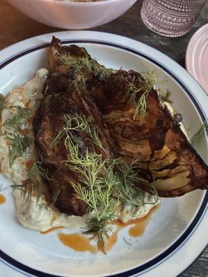 Braised cabbage - this was delicious  at Somebody People in Denver