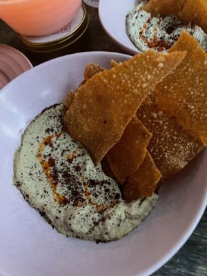 Hummus at Somebody People in Denver