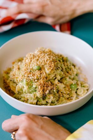 house made pasta with local produce at Somebody People in Denver