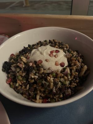 Grain salad - this was unreal  at Somebody People in Denver