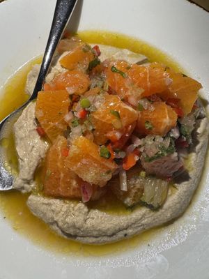 Citrus tahini salad  at Somebody People in Denver