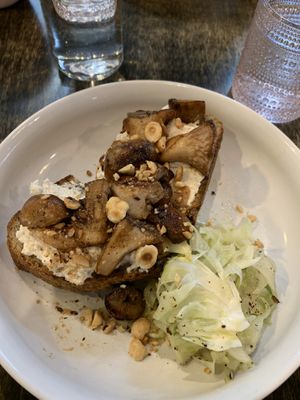 Mushies on Toast at Somebody People in Denver
