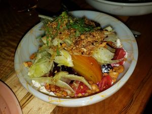 beet salad at Somebody People in Denver