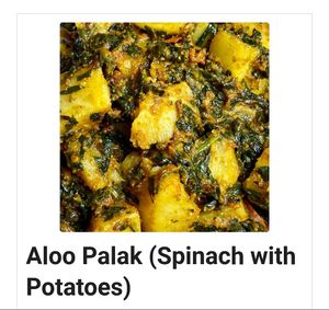 Potatoes and spinach. Our favorite.  at Bollywood Taco in Jinan