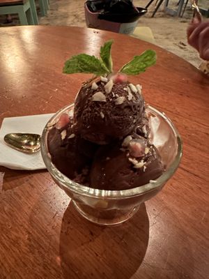 Chocolate Ice Cream  at Foods & Roots in Koh Phangan