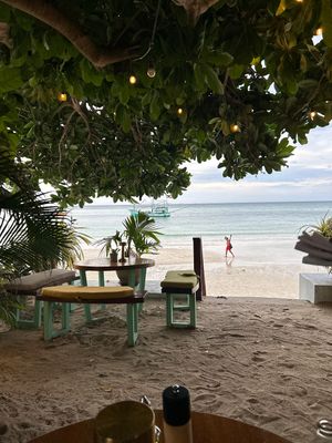 Beach restaurant  at Foods & Roots in Koh Phangan