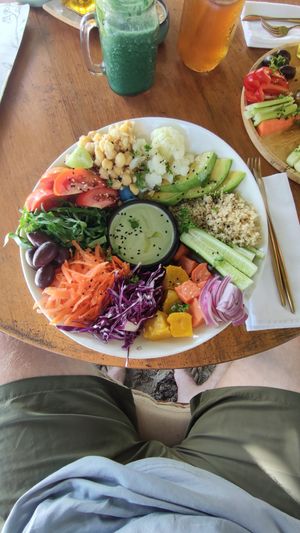 "Mediterranean Salad" at Foods & Roots in Koh Phangan