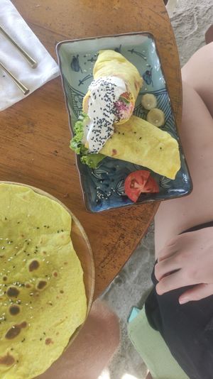 "Falafel Wrap" at Foods & Roots in Koh Phangan