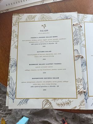 Salads 1  at Foods & Roots in Koh Phangan