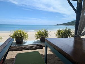 Beautiful view at Foods & Roots in Koh Phangan