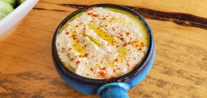 Hummus at Foods & Roots in Koh Phangan