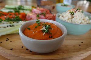 Dips and sticks (can't remember the name) at Foods & Roots in Koh Phangan