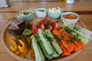 Dips and sticks (can't remember the name) at Foods & Roots in Koh Phangan