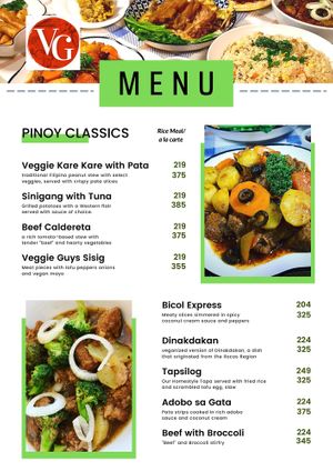 Updated Menu at Veggie Guys in Quezon City