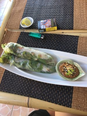 Vietnam spring roll  at Rakpak in Koh Samui