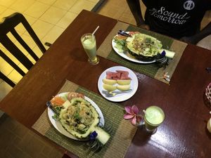 Pineapple fried rice (omg!!) at Rakpak in Koh Samui