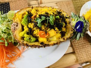 Great dish in pineapple at Rakpak in Koh Samui