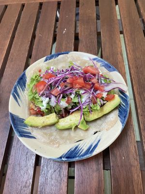 Fried broccoli taco  at Khong Vegan Restaurant  in Da Nang