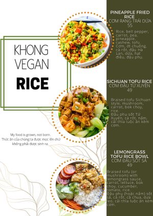  at Khong Vegan Restaurant  in Da Nang