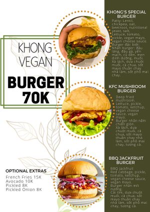  at Khong Vegan Restaurant  in Da Nang