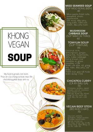  at Khong Vegan Restaurant  in Da Nang