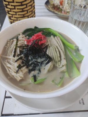 Peanut coconut soup at Khong Vegan Restaurant  in Da Nang