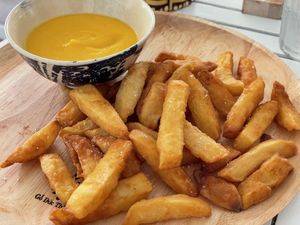 Vegan cheese fries  at Khong Vegan Restaurant  in Da Nang