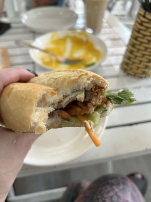 Classic Bahn mi  at Khong Vegan Restaurant  in Da Nang