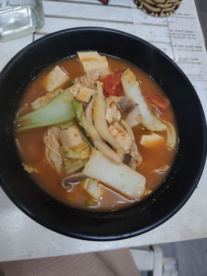 Spicy soup at Khong Vegan Restaurant  in Da Nang