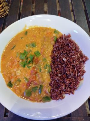 Chickpeas curry at Khong Vegan Restaurant  in Da Nang