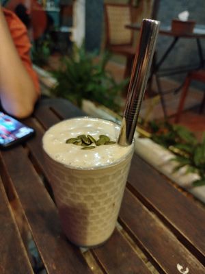 Banana Peanut Butter Smoothie at Khong Vegan Restaurant  in Da Nang