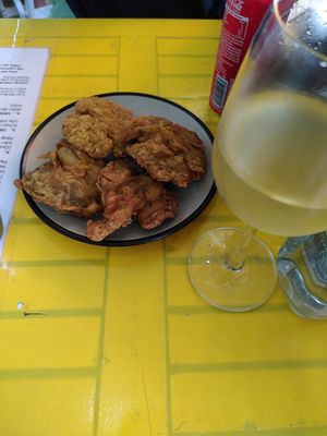 crispy mushroom and kombucha at Khong Vegan Restaurant  in Da Nang