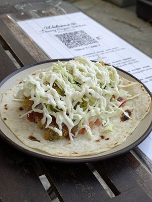 Broccoli Wing Taco at Khong Vegan Restaurant  in Da Nang