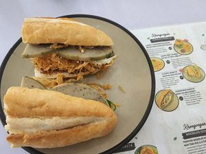 Classic banh mi at Khong Vegan Restaurant  in Da Nang