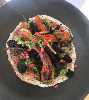 roast veggies pesto  at Little Green Corner in Geelong