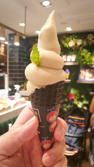 The durian flavour is an absolute delight! at DAMA in Kowloon