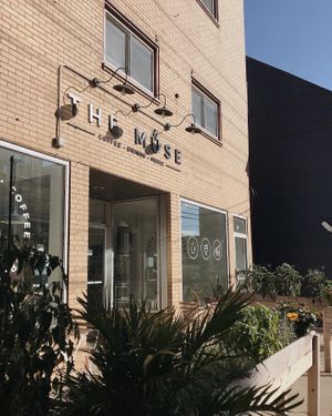 Façade at The Tipsy Muse Café in Fredericton