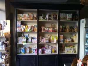 Inside at ToBio Vegan Shop in Naples
